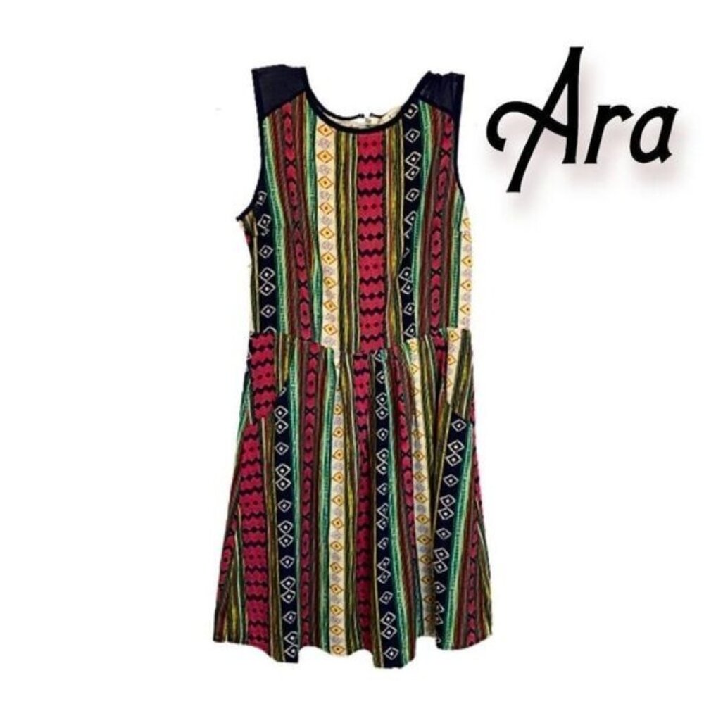 Ana Women's Sleeveless‎ Sundress Summer Casual Swing Dress with Pocket
